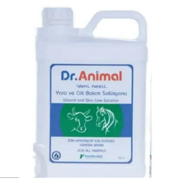 Dr. Animal 5 L Kedi, Köpek ve At İçin Yara, Deri Bakım Antiseptik Solüsyonu ürün görseli 1