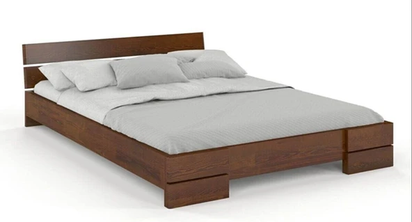 Zerka concept Nepal Ahşap Çam Masif Ahşap Karyola 150x200 150 x 200 ürün görseli 1