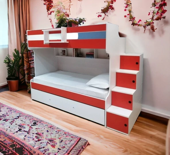 Zerka concept Arven Yavrulu Seyyar Merdivenli Ranza Kb - 2 ürün görseli 1