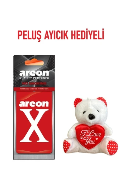 Areon Peluş Ayıcık Hediyeli X Kırmızı Kaliteli Araç Kokusu ürün görseli 1