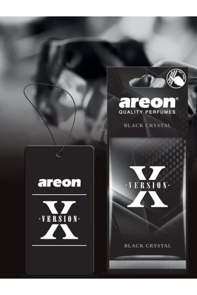 Areon X VERSİYON SİYAH BLACK CRYSTAL KALİTELİ ARAÇ KOKUSU ürün görseli 1