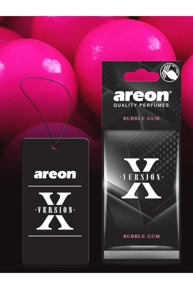 Areon X VERSİYON SİYAH BUBBLE GUM KALİTELİ ARAÇ KOKUSU ürün görseli 1