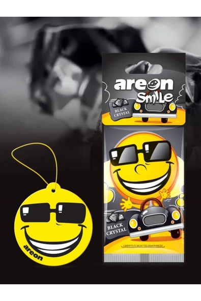 Areon SMİLE BLACK CRYSTAL KALİTELİ ARAÇ KOKUSU ürün görseli 1