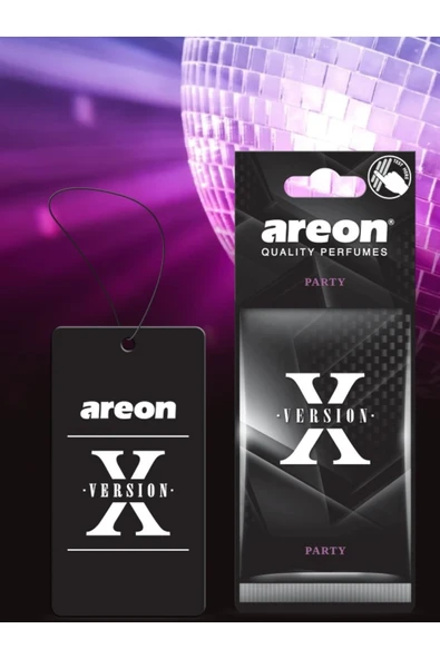 Areon X VERSİYON SİYAH PARTY KALİTELİ ARAÇ KOKUSU ürün görseli 1