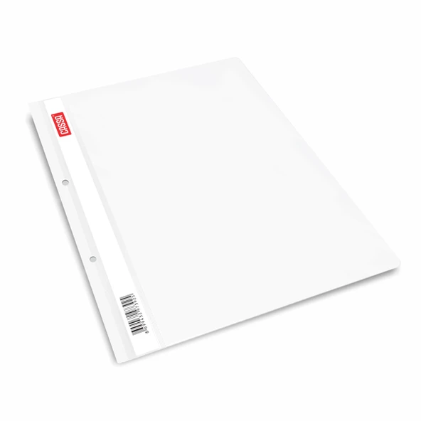 Cassa A4 Telli Dosya Plastik Eco (50 Li Paket) Beyaz 7730 ürün görseli 1