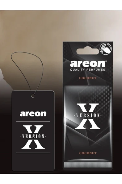 Areon X VERSİYON SİYAH COCONUT KALİTELİ ARAÇ KOKUSU ürün görseli 1