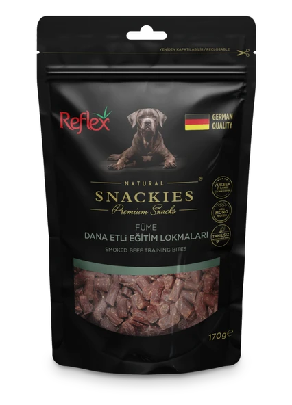 Reflex Snackies Füme Dana Etli Eğitim Lokması Köpek Ödül Maması 170 Gr ürün görseli 1