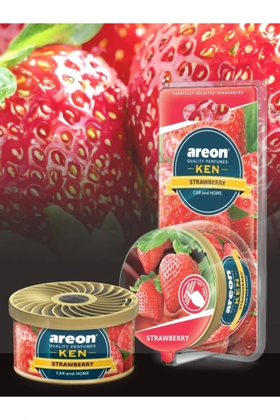 Areon NOVA PETROL KEN BLİSTER STRAWBERRY KALİTELİ ARAÇ KOKUSU ürün görseli 1