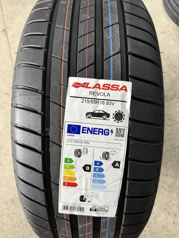 LASSA / 215/55R16 (REVOLA) 2026 YAZ LASTİĞİ (1 ADET FİYATIDIR) ürün görseli 1