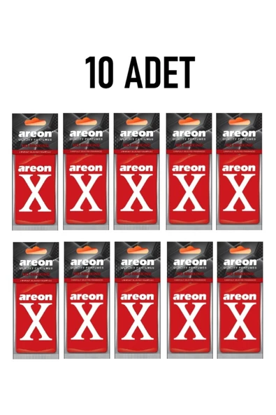 Areon 10 ADET KIRMIZI NO SMOKİNG KALİTELİ ARAÇ KOKUSU ürün görseli 1