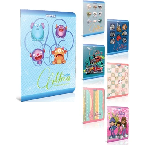 Gıpta A5 Defter Mica Plastik Kapak Kareli 60 Yaprak 3-1712000-2011 (12 Li Paket) ürün görseli 1