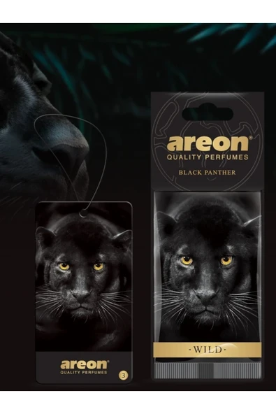 Areon NOVA PETROL WİLD BLACK PANTHER KALİTELİ ARAÇ KOKUSU ürün görseli 1