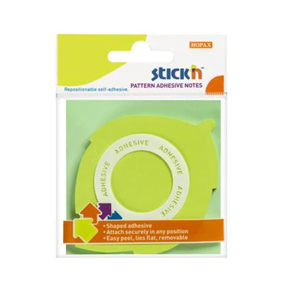 Hopax Stickn 21543 Yapışkanlı Not Kağıdı Yaprak Şekilli 50 Yaprak 70X70 Mm Yeşil ürün görseli 1