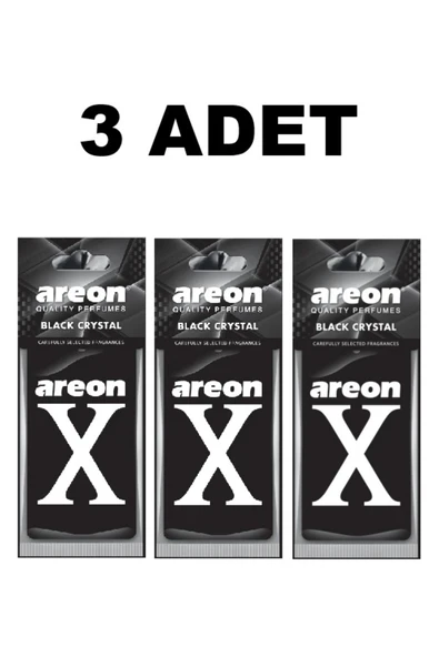 Areon X Siyah Black Crystal 3 Adet Kaliteli Araç Kokusu ürün görseli 1