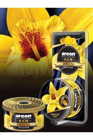Areon Ken Blister Vanilla Black Bardaklik Oto Araç Kokusu ürün görseli 1