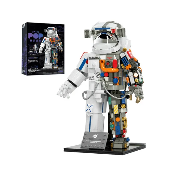 Jaki Maker Astronot JK9106 800 Parça Blok Oyuncak ürün görseli 1