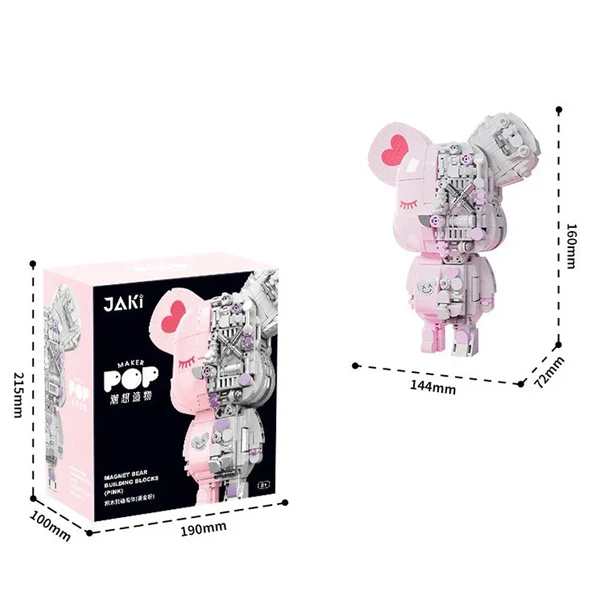 Jaki Maker Pop Mıknatıs Ayı Jk6250-2 ürün görseli 1