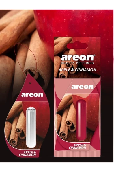 Areon Liquid 5 ml APPLE & CINNAMON Oto Araç Kokusu ürün görseli 1