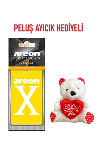 Areon Peluş Ayıcık Hediyeli X Vanilla Kaliteli Araç Kokusu ürün görseli 1