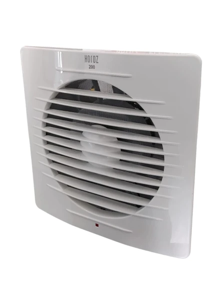HOROZ Fan-200 200 lük Banyo ve Mutfak Havalandırma Aspiratörü Plastik Beyaz 40w IP20 220 Volt (Montaj Delik Çapı 200mm 2 ürün görseli 1