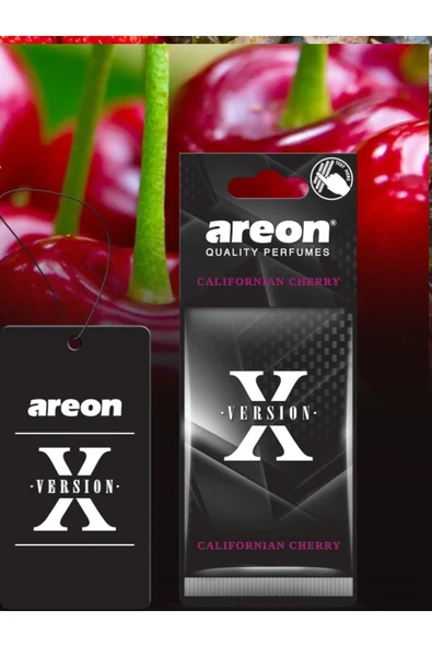 Areon X VERSİON SİYAH CALIFORNIAN CHERRY KALİTELİ ARAÇ KOKUSU ürün görseli 1