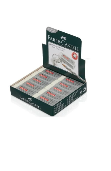 Faber-castell Öğrenci Silgisi Dust Free 20 Li Beyaz ürün görseli 1