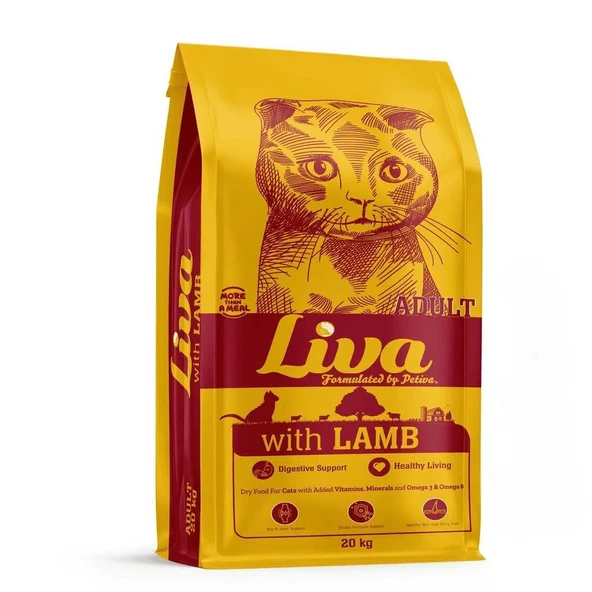 Liva Kuzu Etli Yetişkin Kedi Maması 20 Kg ürün görseli 1