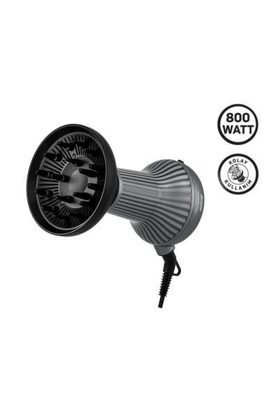 Arzum AR5124 Trendcare Curly 800W Saç Kurutma Makinesi, Difüzör Başlıklı, Bukle Belirginleştirici ürün görseli 1