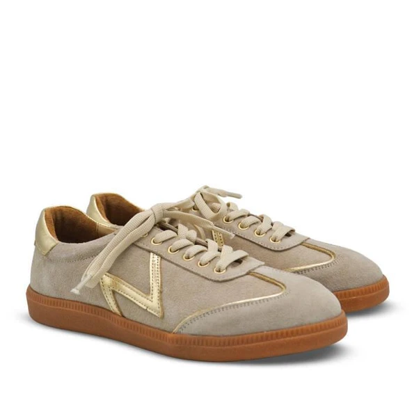 VENÜS 2609902Y BAĞCIKLI NUBUK DERİ KADIN SNEAKER AYAKKABI ürün görseli 1