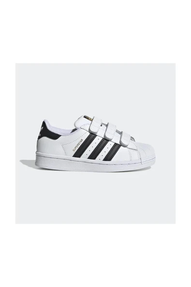 adidas Superstar Çocuk Beyaz Spor Ayakkabı (EF4838) ürün görseli 1