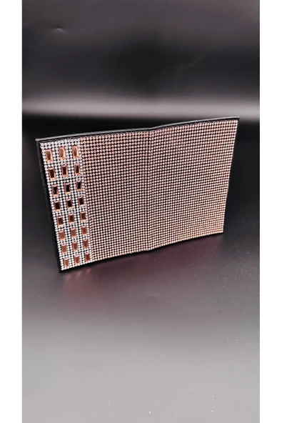 EFEAKS Rose Gold Baget Taşlı Ruhsat Kılıfı ürün görseli 1