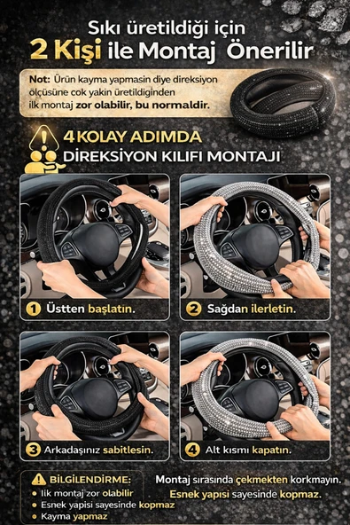 EFEAKS Gümüş Taşlı Diteksşyon Kılıfı - Resim 2