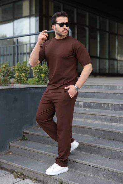 Erkek Alt Üst Krep İkili Takım - Resim 3