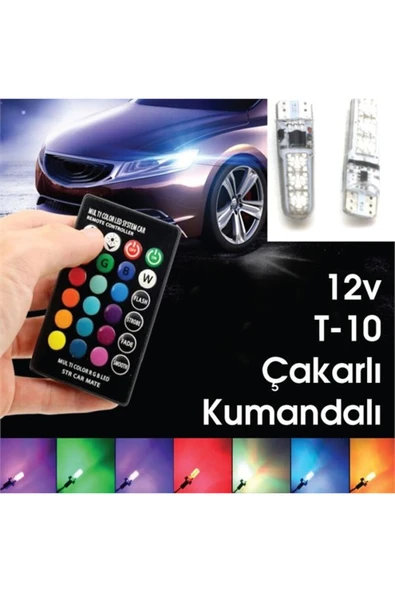 EFEAKS T10 Rgb Kumandalı Park Ampulleri Modlu ürün görseli 1