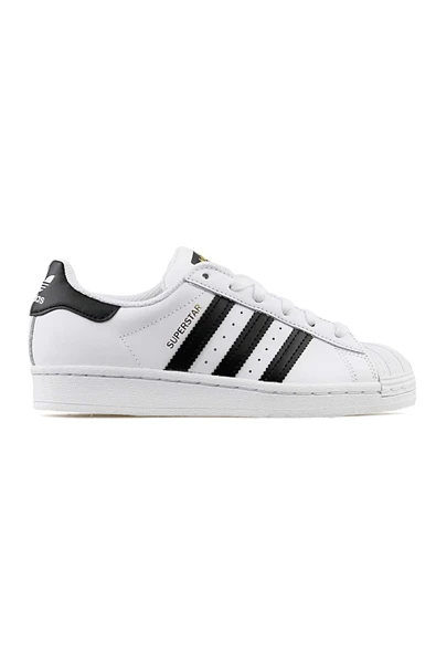 adidas Süperstar J Foundation Fu7712 Sneaker Unisex Spor Ayakkabı Beyaz-siyah ürün görseli 1