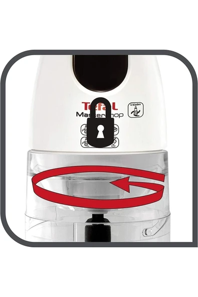 TEFAL Masterchop 4 Bıçaklı Doğrayıcı - Resim 4