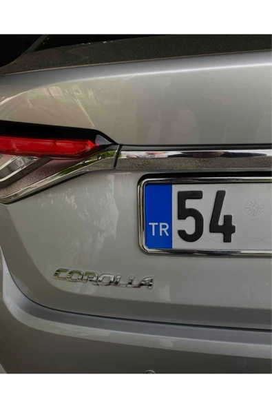 EFEAKS 2 Adet Krom Plakalık Yeni Nesil Nikelajlı Plakalık ürün görseli 1