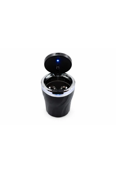 EFEAKS Premium Açma Tuşlu LED Işıklı Araç Küllüğü ürün görseli 1