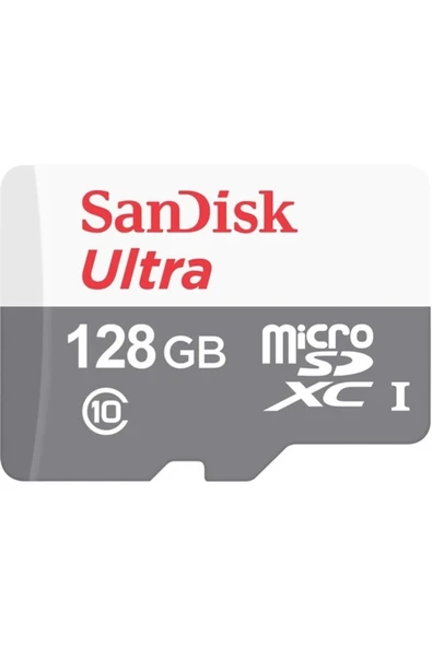 SanDisk Ultra microSDXC 128GB C10 UHS-1- SDSQUNR-128G-GN6MN ürün görseli 1