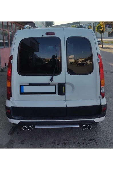 OTO H.İ.T. RENAULT KANGO İLK KASA UYUMLU BODY KİT DİFÜZÖR 4 ÇIKIŞ YUVARLAK GRİ MODEL 3 ürün görseli 1