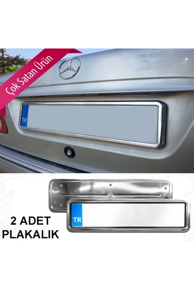 EFEAKS Hummer Krom Plakalık Nikel Plaka Altı Ön-Arka ürün görseli 1