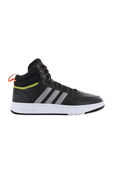 adidas Hoops 3.0 Mid Hr1440 Unisex Spor Ayakkabı siyah ürün görseli 1