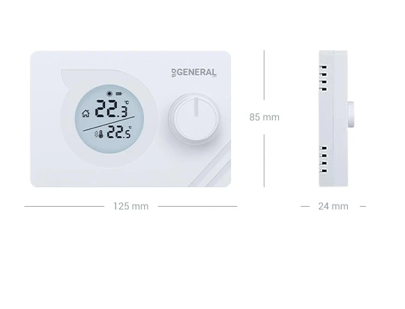 General Mitra HT220 RF Kablosuz Oda Termostatı - Resim 2
