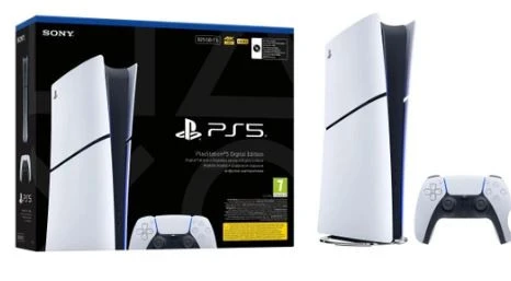 PS5 Slim Digital 825 GB SSD Oyun Konsolu ürün görseli 1