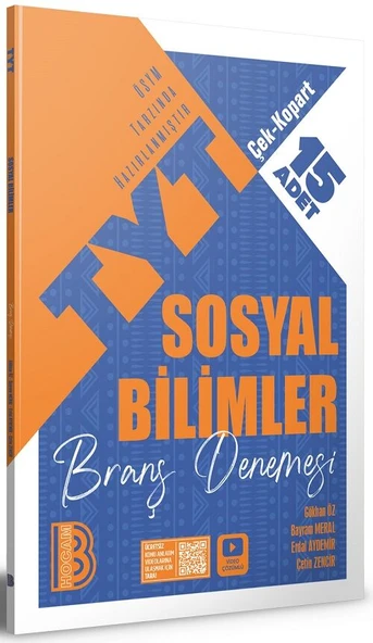 Benim Hocam 2026 YKS TYT Sosyal Bilimler 15 Deneme Çözümlü Benim Hocam Yayınları ürün görseli 1