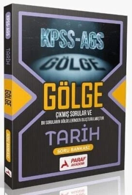 Paraf Yayınları KPSS MEB AGS Tarih Gölge Soru Bankası ürün görseli 1