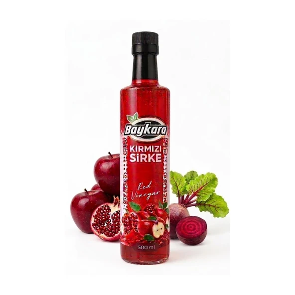 Baykara Kırmızı Sirke 500 ml ürün görseli 1