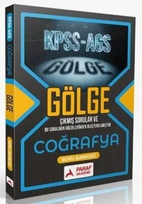 Paraf Yayınları KPSS MEB AGS Coğrafya Gölge Soru Bankası ürün görseli 1