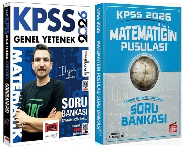 Yargı + CBA 2026 KPSS Matematik Soru Bankası 2 li Set - İlyas Güneş Yargı + CBA Yayınları ürün görseli 1