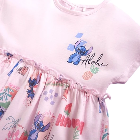 Stitch Kız Çocuk Elbise - Resim 7